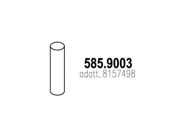 DINEX 81618 Труба вихлопного газу