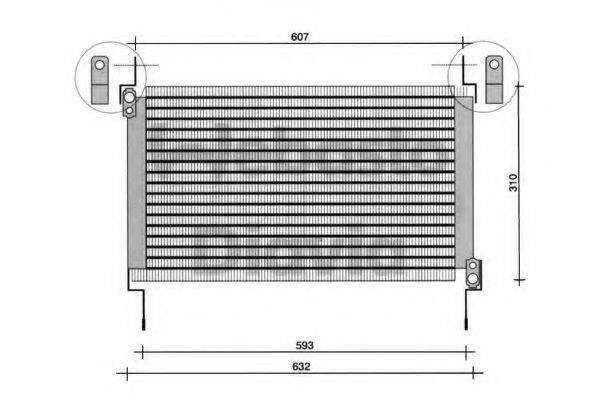 WEBASTO TSP0225007 Конденсатор, кондиціонер