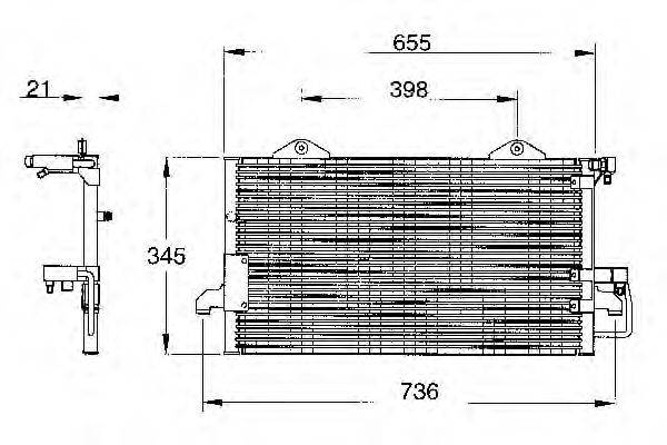 WEBASTO TSP0225012 Конденсатор, кондиціонер