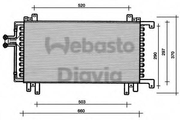 WEBASTO TSP0225058 Конденсатор, кондиціонер