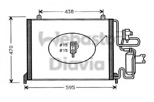 WEBASTO TSP0225063 Конденсатор, кондиціонер