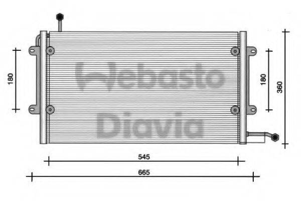 WEBASTO TSP0225391 Конденсатор, кондиціонер