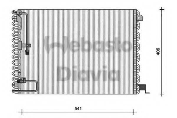 WEBASTO TSP0225076 Конденсатор, кондиціонер