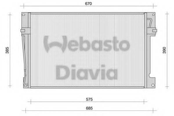 WEBASTO TSP0225078 Конденсатор, кондиціонер