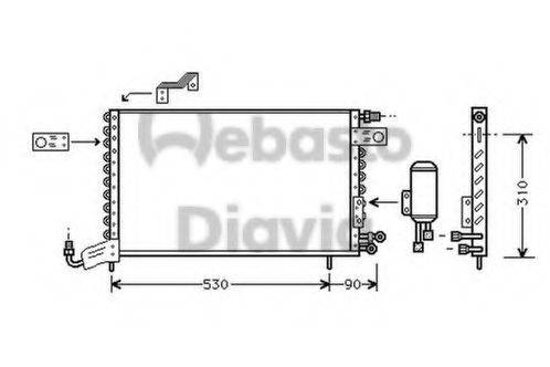 WEBASTO TSP0225101 Конденсатор, кондиціонер