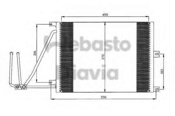 WEBASTO TSP0225105 Конденсатор, кондиціонер