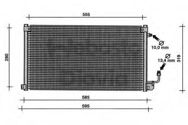 WEBASTO TSP0225119 Конденсатор, кондиціонер