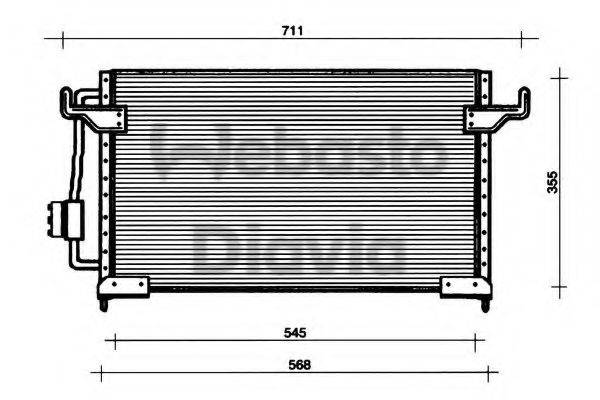 WEBASTO TSP0225120 Конденсатор, кондиціонер