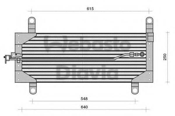 WEBASTO TSP0225121 Конденсатор, кондиціонер