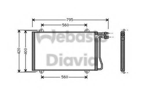 WEBASTO TSP0225125 Конденсатор, кондиціонер