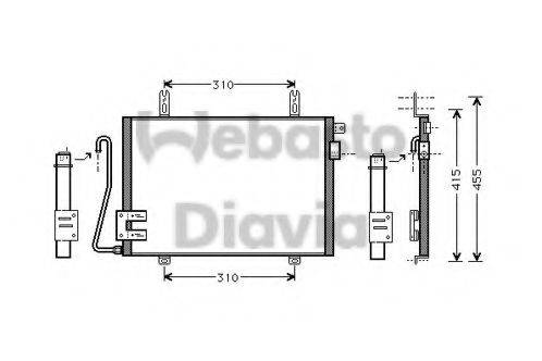 WEBASTO TSP0225133 Конденсатор, кондиціонер