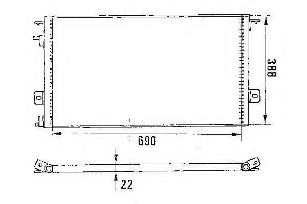 WEBASTO TSP0225135 Конденсатор, кондиціонер