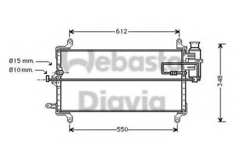 WEBASTO TSP0225147 Конденсатор, кондиціонер