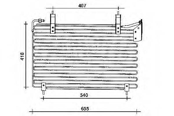 WEBASTO TSP0225150 Конденсатор, кондиціонер