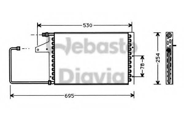 WEBASTO TSP0225156 Конденсатор, кондиціонер