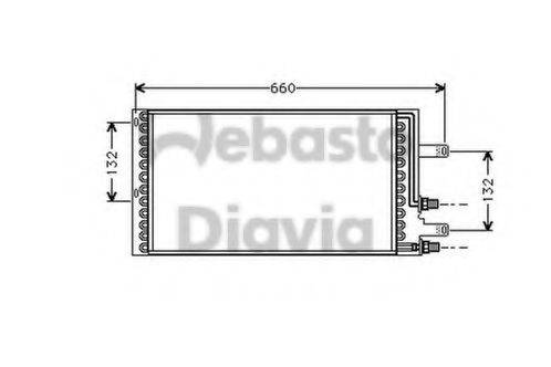 WEBASTO TSP0225165 Конденсатор, кондиціонер