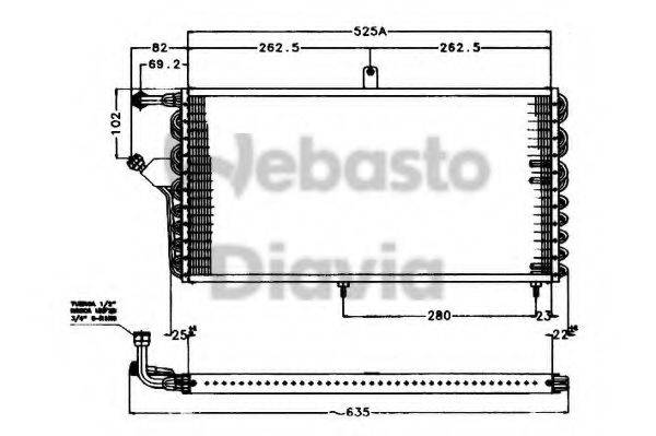 WEBASTO TSP0225174 Конденсатор, кондиціонер