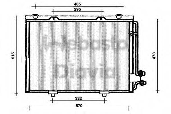 WEBASTO TSP0225194 Конденсатор, кондиціонер