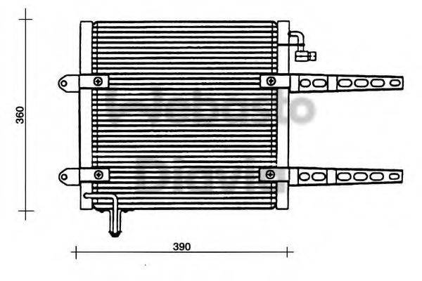 WEBASTO TSP0225205 Конденсатор, кондиціонер