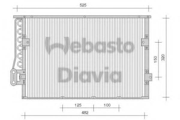 WEBASTO TSP0225234 Конденсатор, кондиціонер
