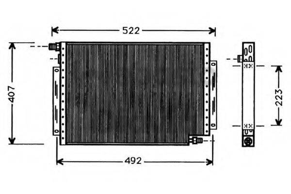 WEBASTO TSP0225241 Конденсатор, кондиціонер