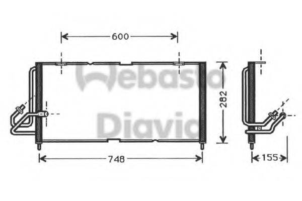 WEBASTO TSP0225242 Конденсатор, кондиціонер