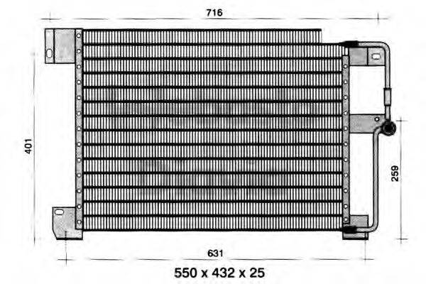 WEBASTO TSP0225243 Конденсатор, кондиціонер