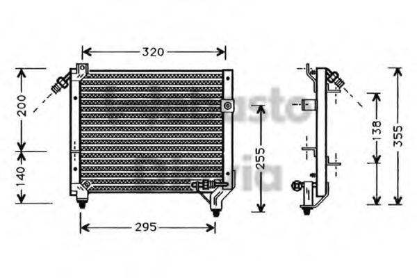 WEBASTO TSP0225255 Конденсатор, кондиціонер