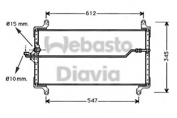 WEBASTO TSP0225257 Конденсатор, кондиціонер