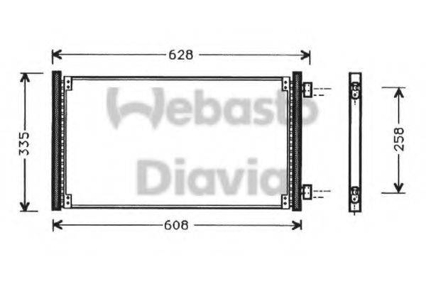 WEBASTO TSP0225268 Конденсатор, кондиціонер