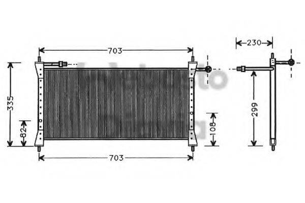 WEBASTO TSP0225299 Конденсатор, кондиціонер