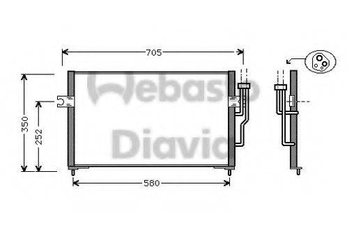 WEBASTO TSP0225333 Конденсатор, кондиціонер