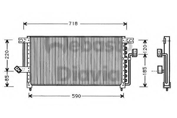 WEBASTO TSP0225336 Конденсатор, кондиціонер