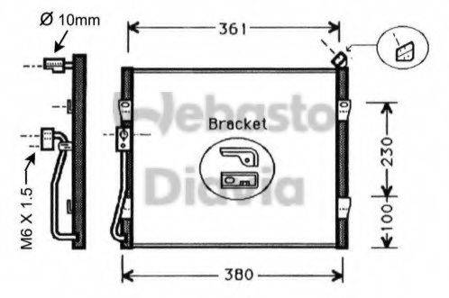 WEBASTO TSP0225366 Конденсатор, кондиціонер
