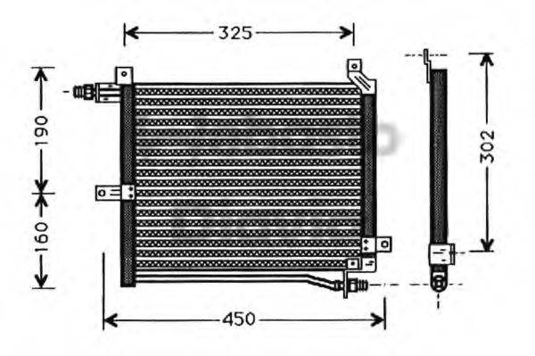WEBASTO TSP0225379 Конденсатор, кондиціонер
