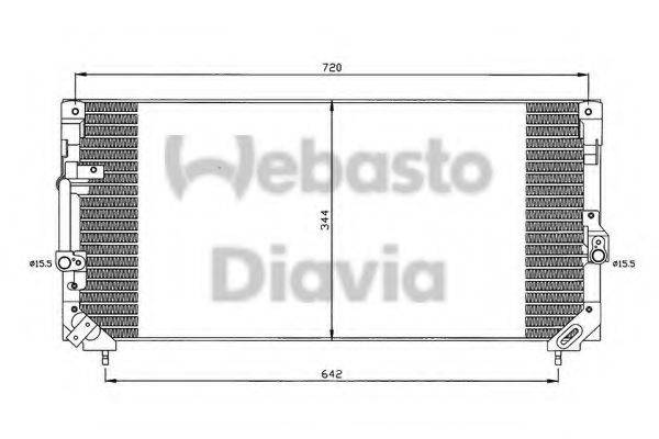 WEBASTO TSP0225388 Конденсатор, кондиціонер