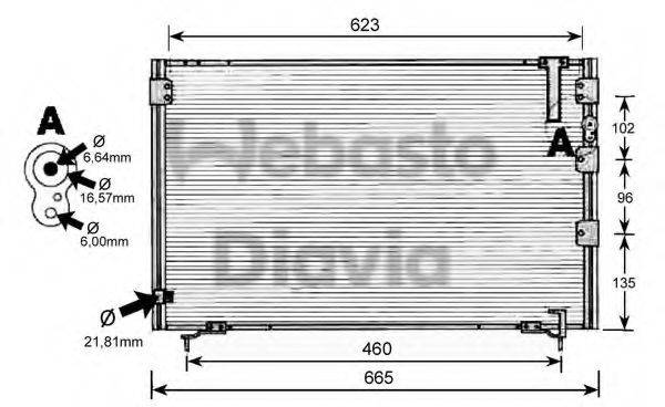 WEBASTO TSP0225389 Конденсатор, кондиціонер
