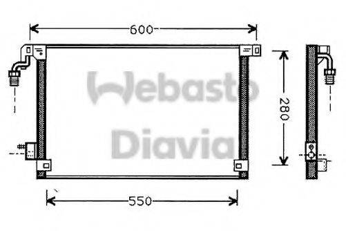 WEBASTO TSP0225412 Конденсатор, кондиціонер