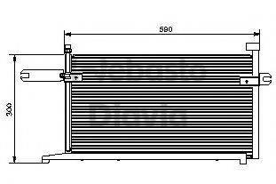 WEBASTO TSP0225438 Конденсатор, кондиціонер