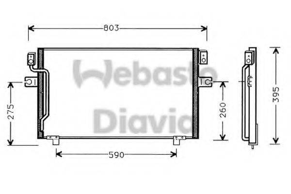 WEBASTO TSP0225439 Конденсатор, кондиціонер