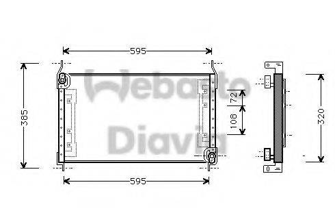 WEBASTO TSP0225457 Конденсатор, кондиціонер