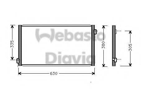 WEBASTO TSP0225497 Конденсатор, кондиціонер