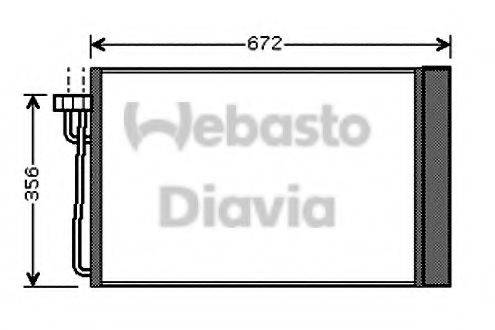 WEBASTO TSP0225512 Конденсатор, кондиціонер