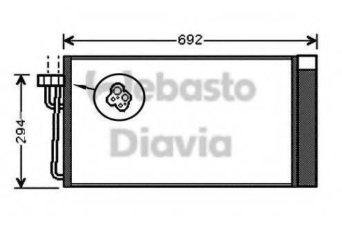WEBASTO TSP0225513 Конденсатор, кондиціонер