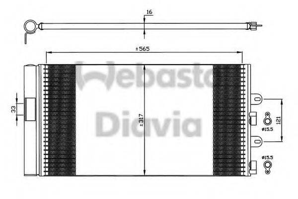 WEBASTO TSP0225594 Конденсатор, кондиціонер