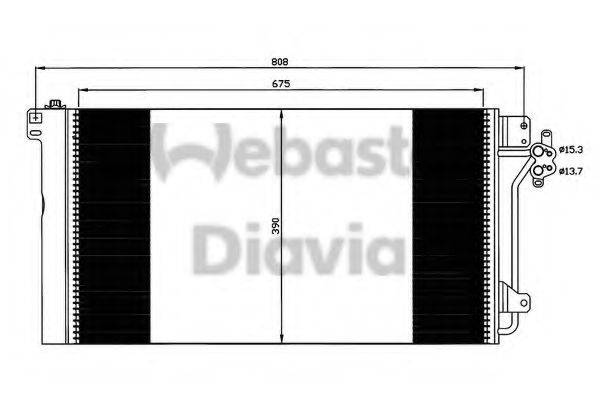 WEBASTO TSP0225629 Конденсатор, кондиціонер
