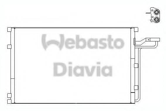 WEBASTO TSP0225659 Конденсатор, кондиціонер