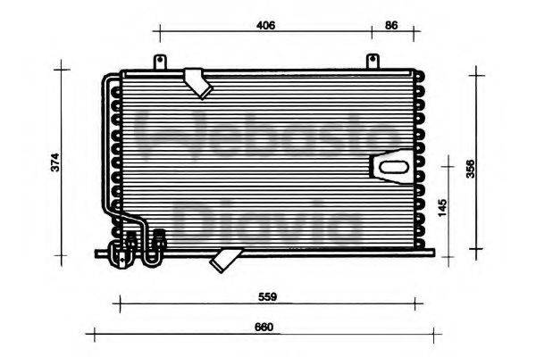 WEBASTO TSP0225237 Конденсатор, кондиціонер