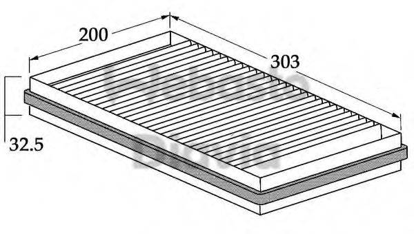 WEBASTO TSP0325028 Фільтр, повітря у внутрішньому просторі