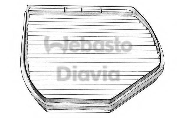 WEBASTO TSP0325093 Фільтр, повітря у внутрішньому просторі